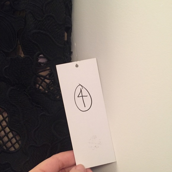 SOLD Lela Rose Lace Guipure Midi Dress - Picture 5 of 6